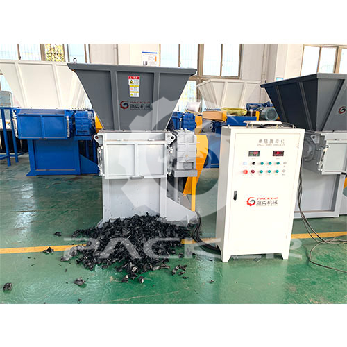 Plastic harde materialen Shredder met enkele as